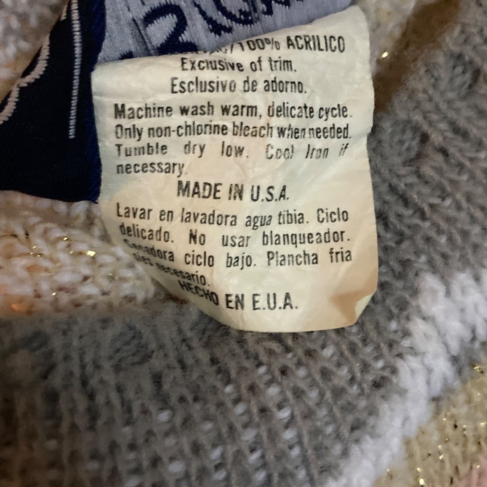 Retro Multi Color Sweater - Picture 5 of 6